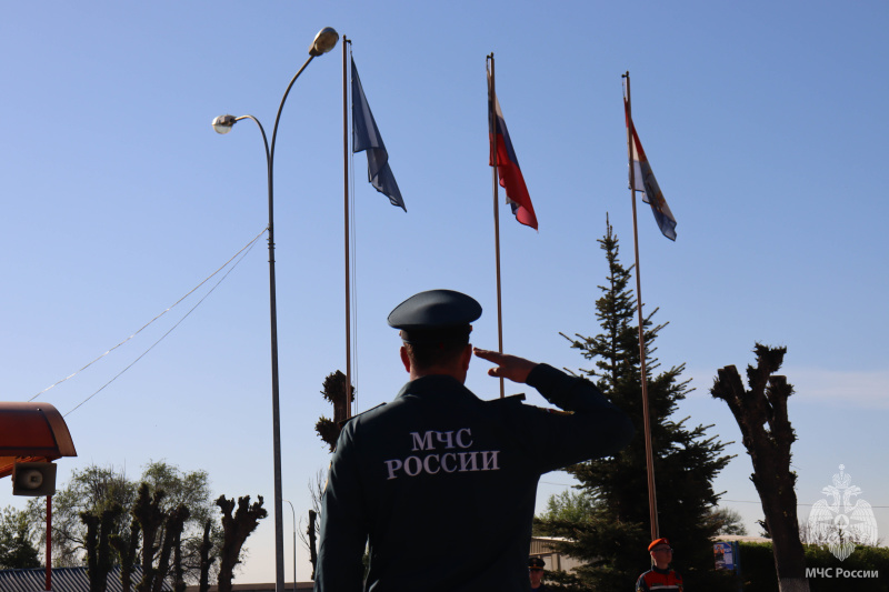 В Волжском спасательном центре прошла торжественная церемония принятия Военной присяги!