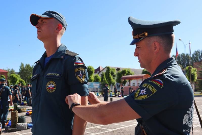 В спасательном центре началась сдача итоговой проверки личного состава за зимний период обучения 2026 года