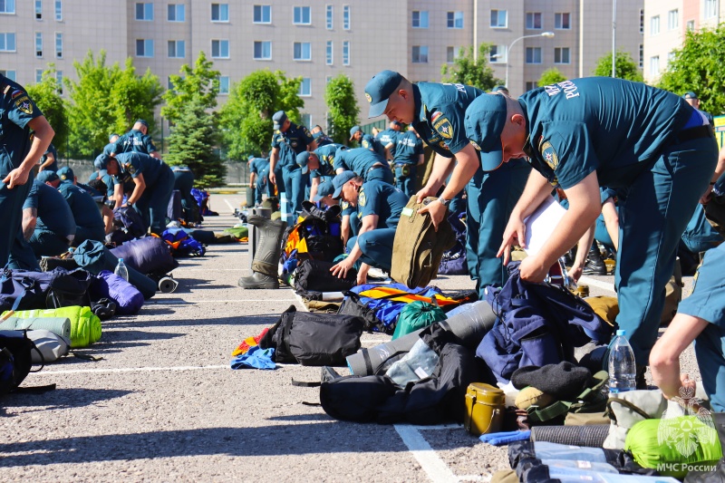 В спасательном центре началась сдача итоговой проверки личного состава за зимний период обучения 2026 года