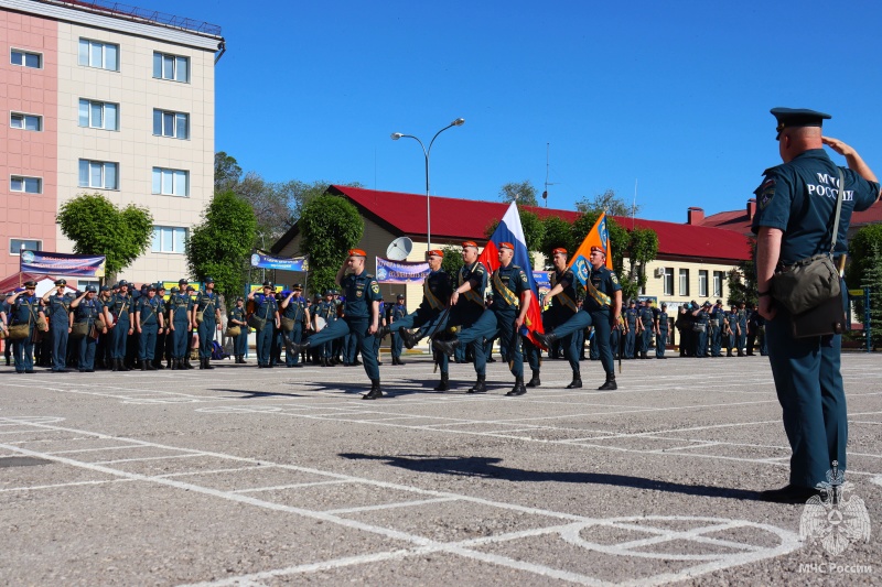 В спасательном центре началась сдача итоговой проверки личного состава за зимний период обучения 2026 года