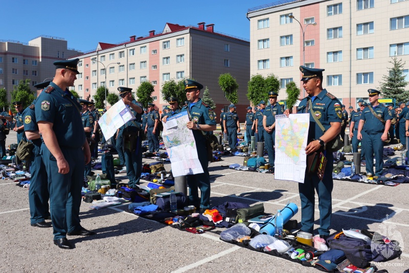 В спасательном центре началась сдача итоговой проверки личного состава за зимний период обучения 2026 года
