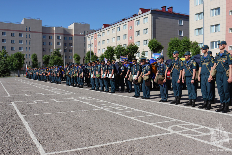 В спасательном центре началась сдача итоговой проверки личного состава за зимний период обучения 2026 года