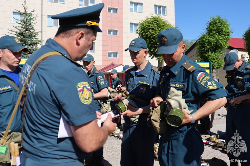 В спасательном центре началась сдача итоговой проверки личного состава за зимний период обучения 2026 года