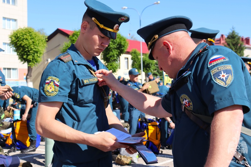 В спасательном центре началась сдача итоговой проверки личного состава за зимний период обучения 2026 года