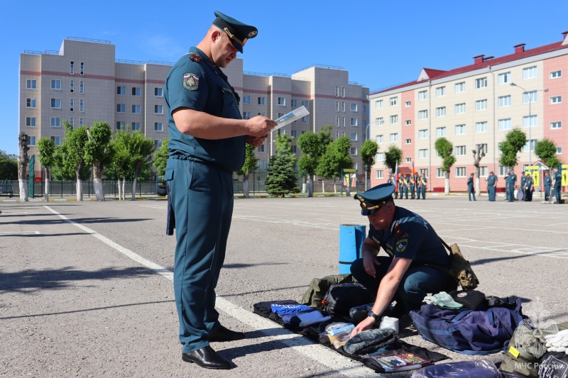 В спасательном центре началась сдача итоговой проверки личного состава за зимний период обучения 2026 года