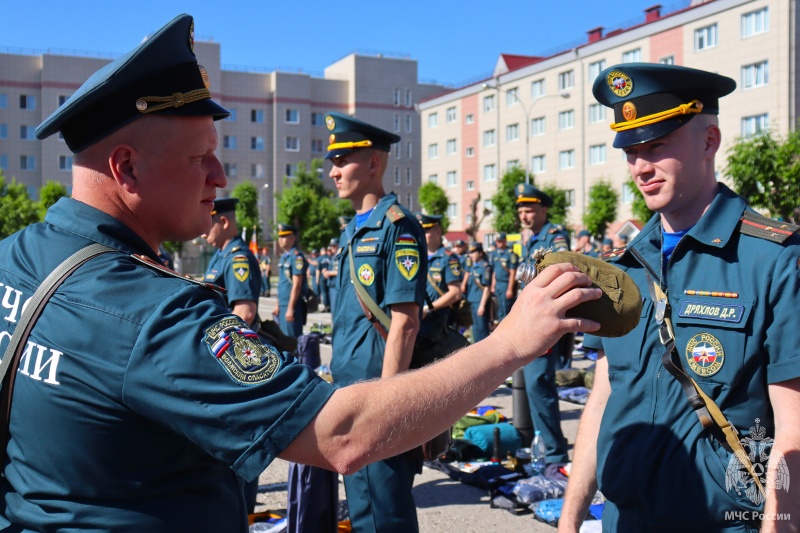 В спасательном центре началась сдача итоговой проверки личного состава за зимний период обучения 2026 года