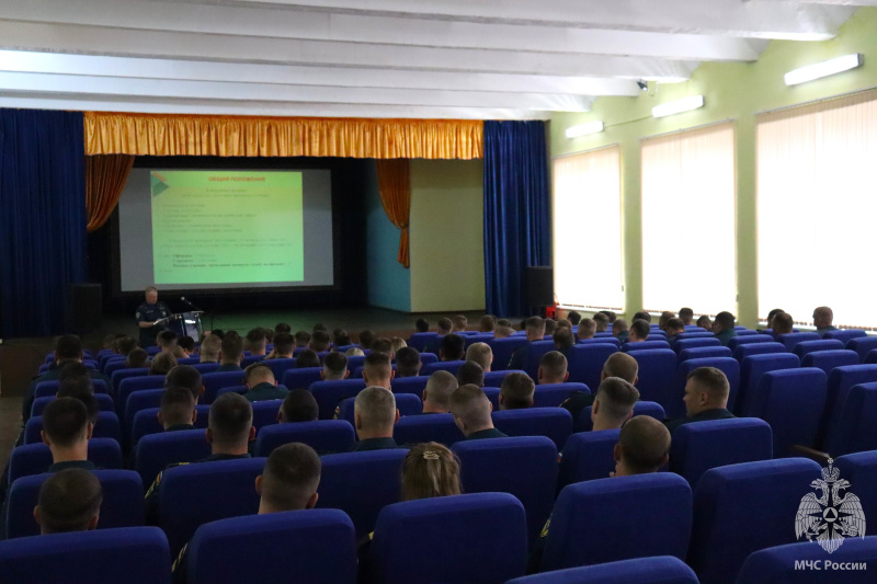 В Волжском спасательном центре подвели итоги контрольной проверки за зимний период обучения 2026 года