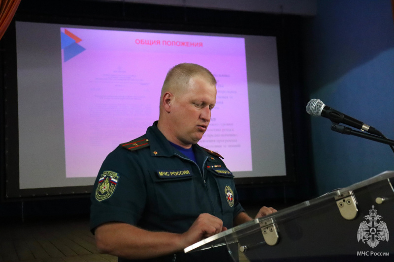В Волжском спасательном центре подвели итоги контрольной проверки за зимний период обучения 2026 года
