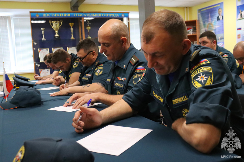 Профессиональная выдержка: В Волжском спасательном центре прошли испытания на присвоение классной квалификации