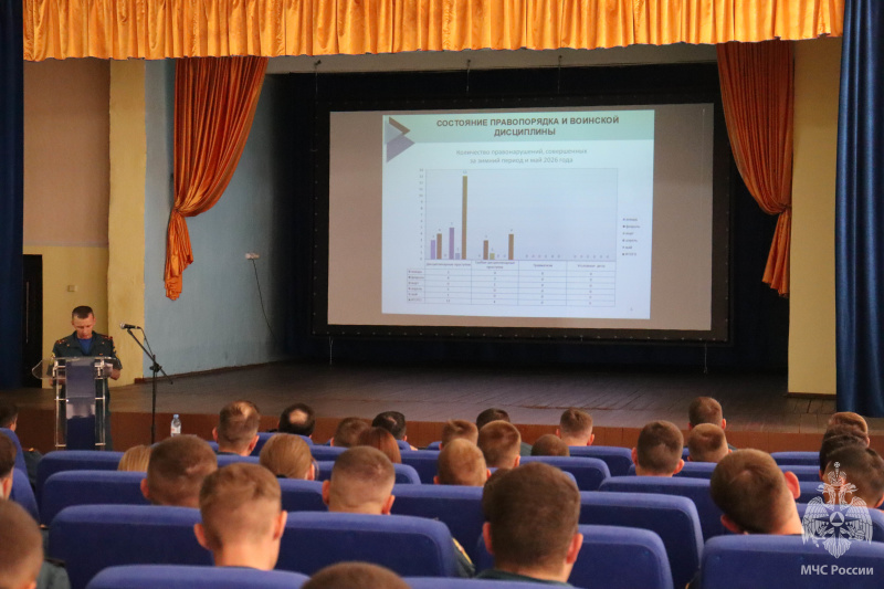 В Волжском спасательном центре прошло подведение итогов за зимний период обучения 2026 года