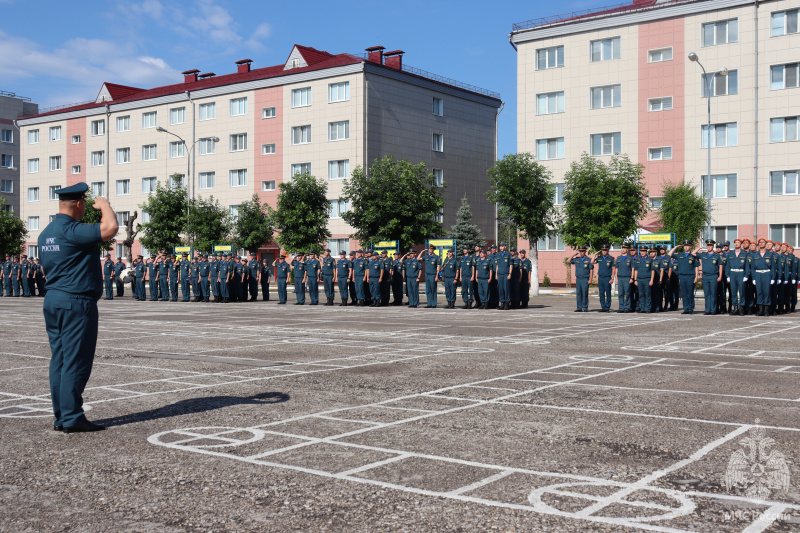 В Волжском спасательном центре прошла торжественная церемония приведения молодого пополнения к Военной присяге!