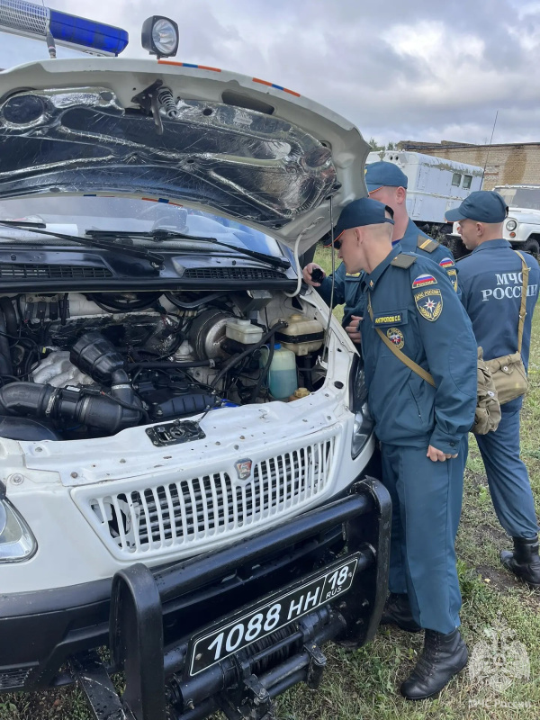 Вождение с личным составом сборов доподготовки спасательного центра
